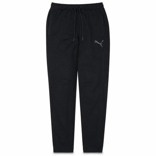 Front view of Puma Men’s Black Jogger Trousers, size S, Regular Fit