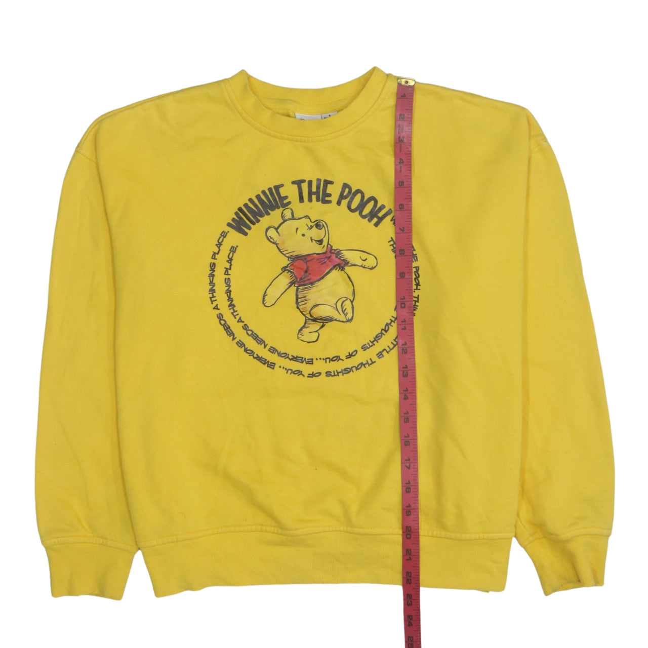 Disney Women’s Yellow Winnie the Pooh Sweatshirt UK 10/12