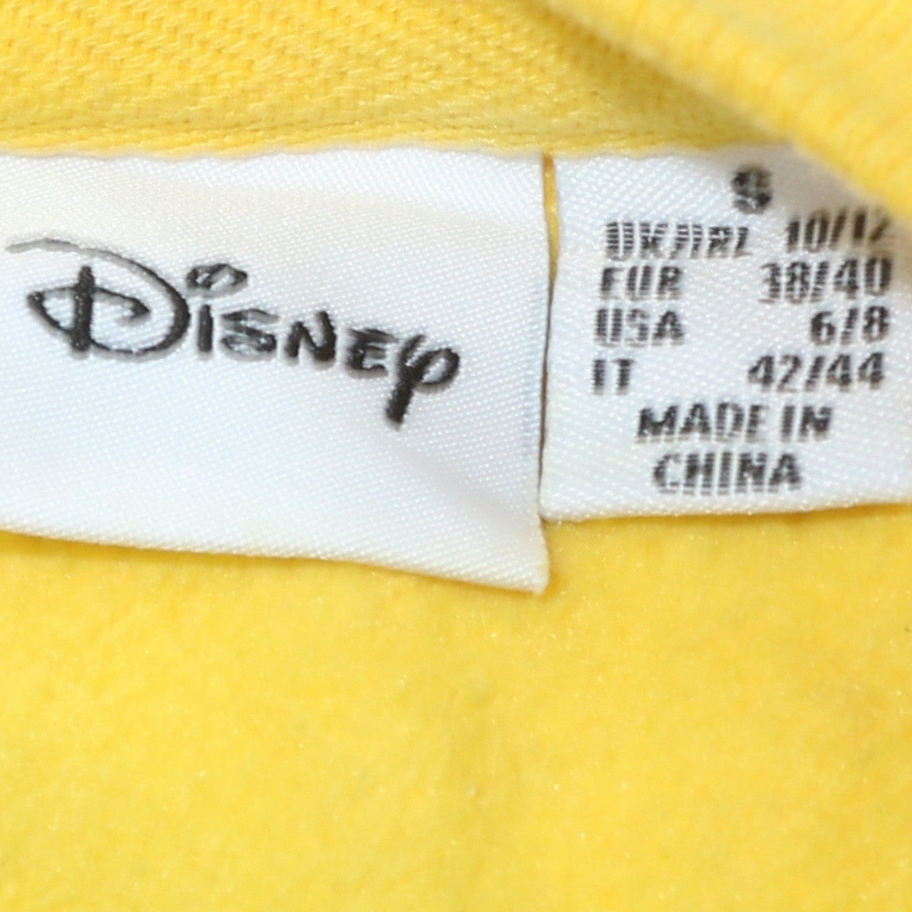 Disney Women’s Yellow Winnie the Pooh Sweatshirt UK 10/12