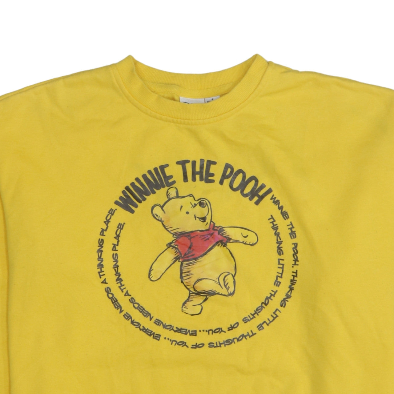 Disney Women’s Yellow Winnie the Pooh Sweatshirt UK 10/12
