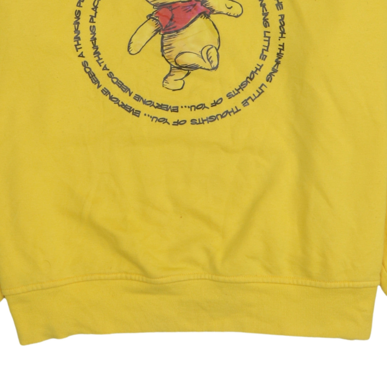 Disney Women’s Yellow Winnie the Pooh Sweatshirt UK 10/12