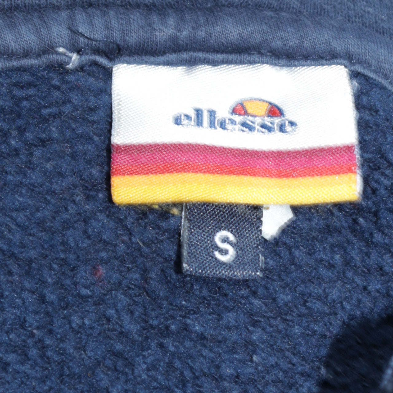 Ellesse Mens Blue Pullover Hoodie S Regular Fit Graphic Logo