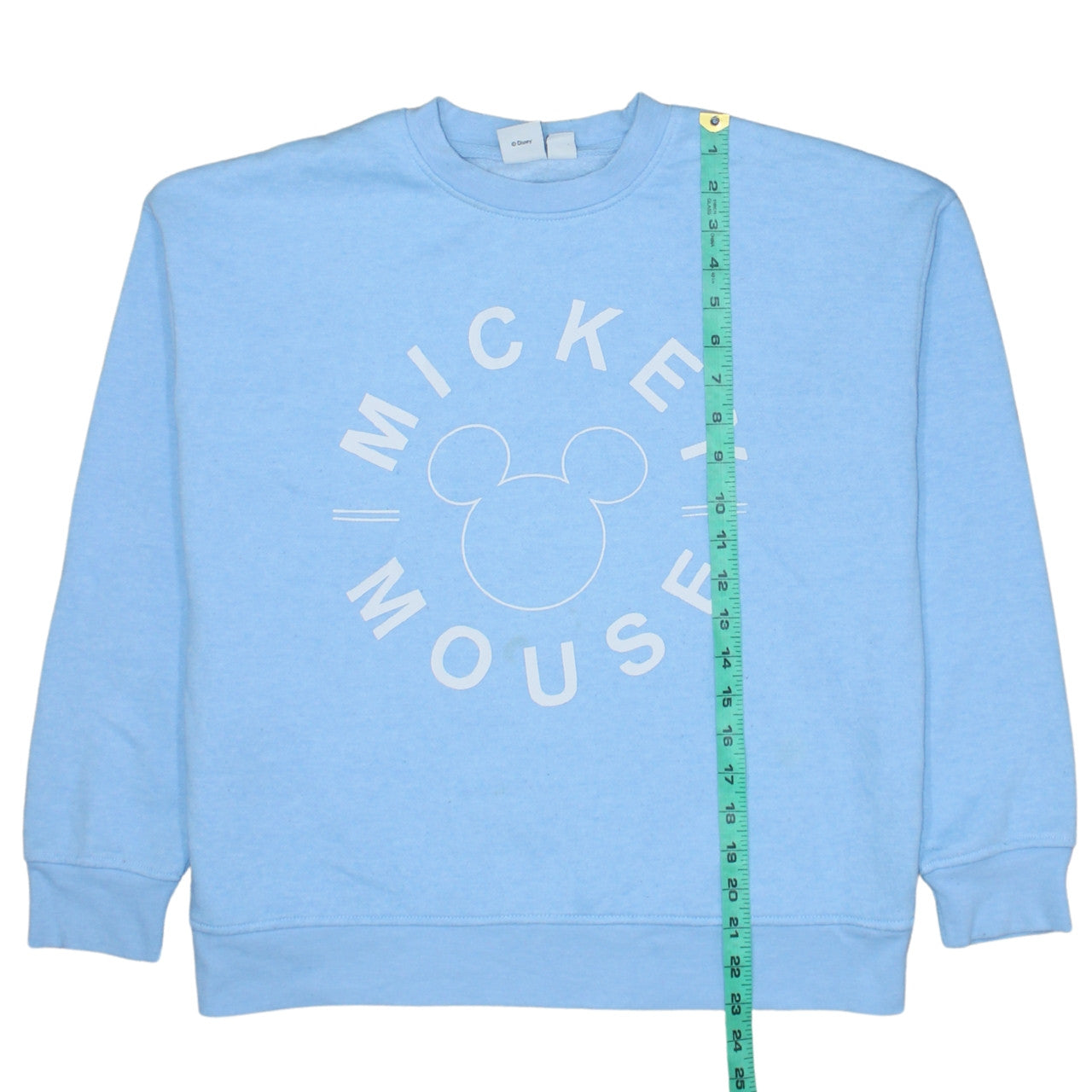 Disney Women Blue Mickey Mouse Pullover Sweatshirt XS
