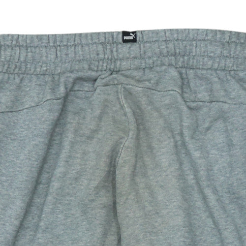 Puma Boys Grey 13-14 Years Jogger Sweatpants with Elastic Waist