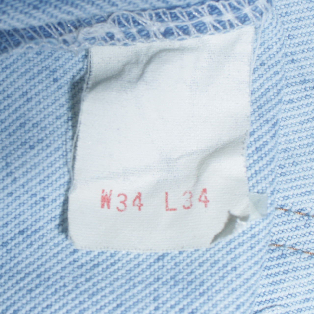 Levi's Women's Blue Light Wash Straight High Rise Jeans W34 L34