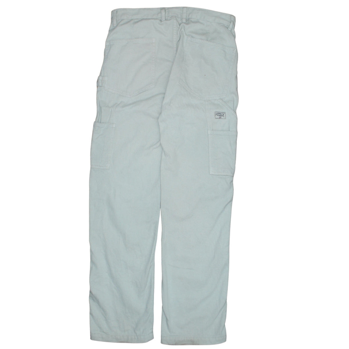 Zara Women Blue Straight Denim Jeans Size 12 with Pockets
