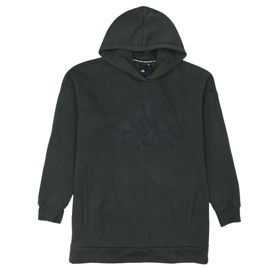 Adidas Women’s Black Pullover Hoodie Sweatshirt Size M 12-14