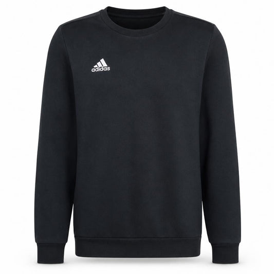 Adidas Men's Black XS Crew Neck Pullover Logo Sweatshirt
