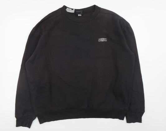 Umbro Men’s Black XL Pullover Sports Sweatshirt