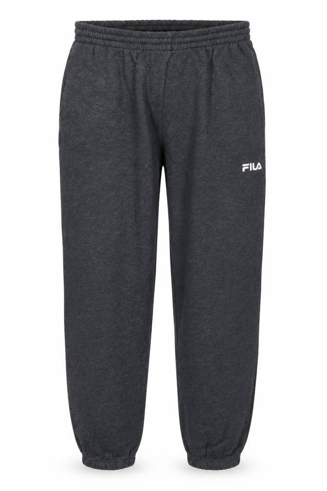 Fila Mens Grey L Sweatpants Regular Fit Logo Joggers