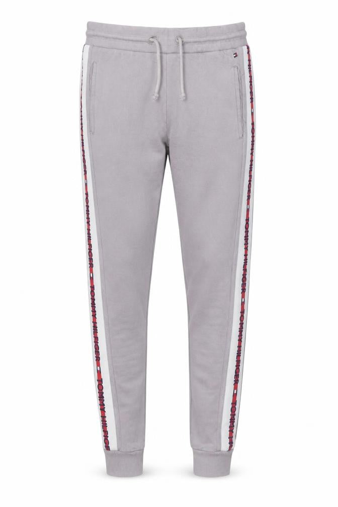 Tommy Hilfiger Mens Grey Logo Jogger Trousers Size S