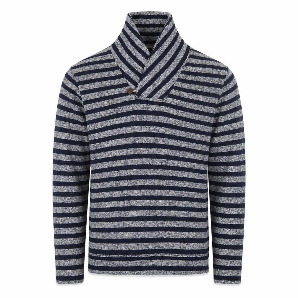 Gap Kids Navy Grey Striped Pullover Sweatshirt 10-11 Years