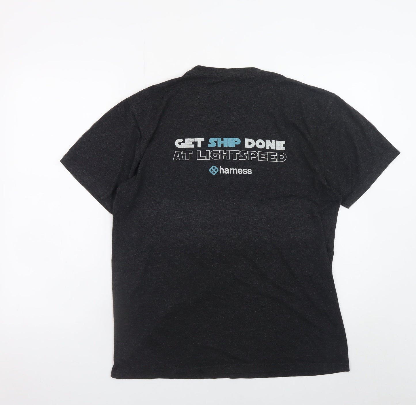 Next Level Men’s Black DevOps Master Graphic T-Shirt Size M
