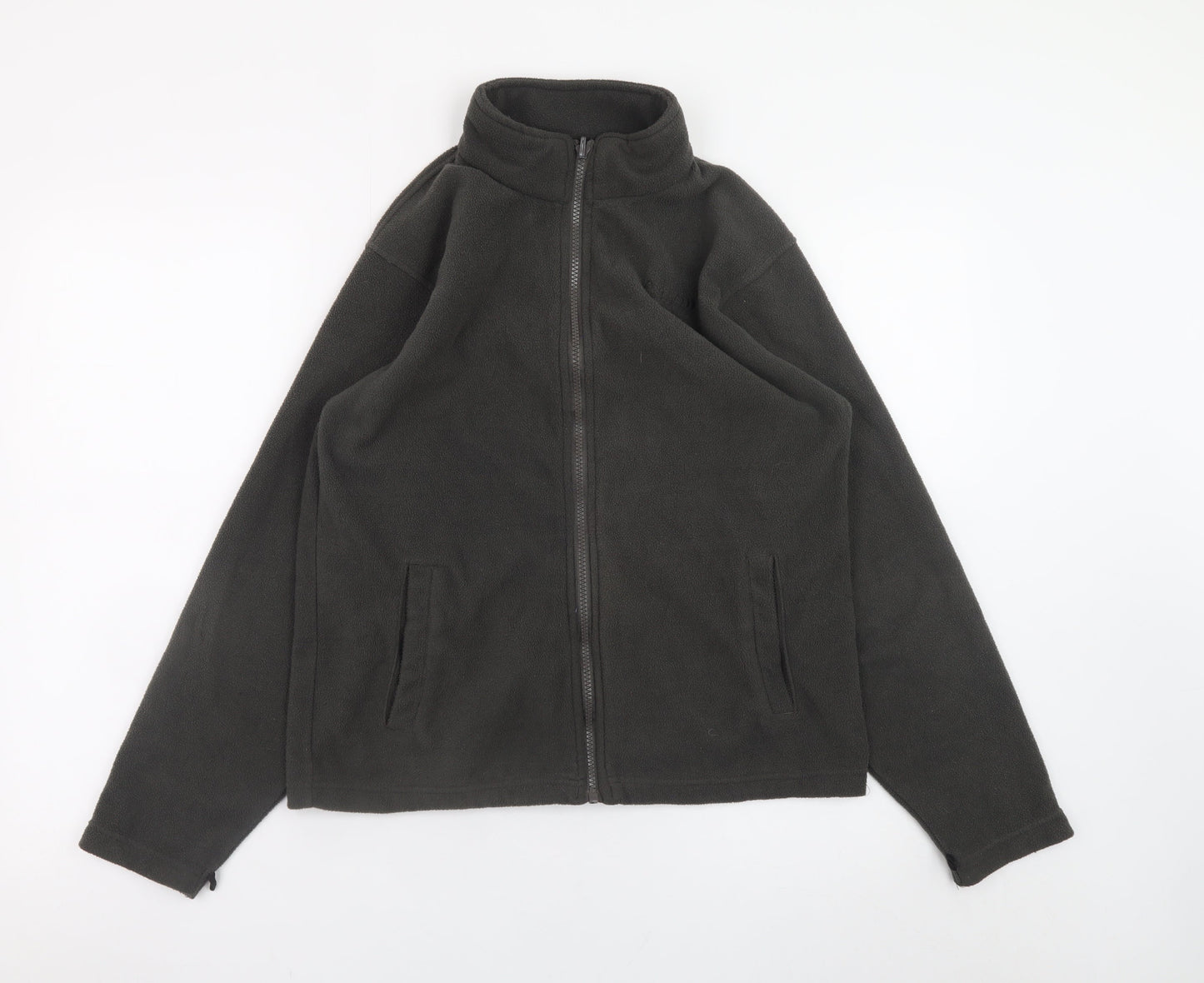 Regatta Teens Black Fleece Full Zip Outdoor Jacket Size 164