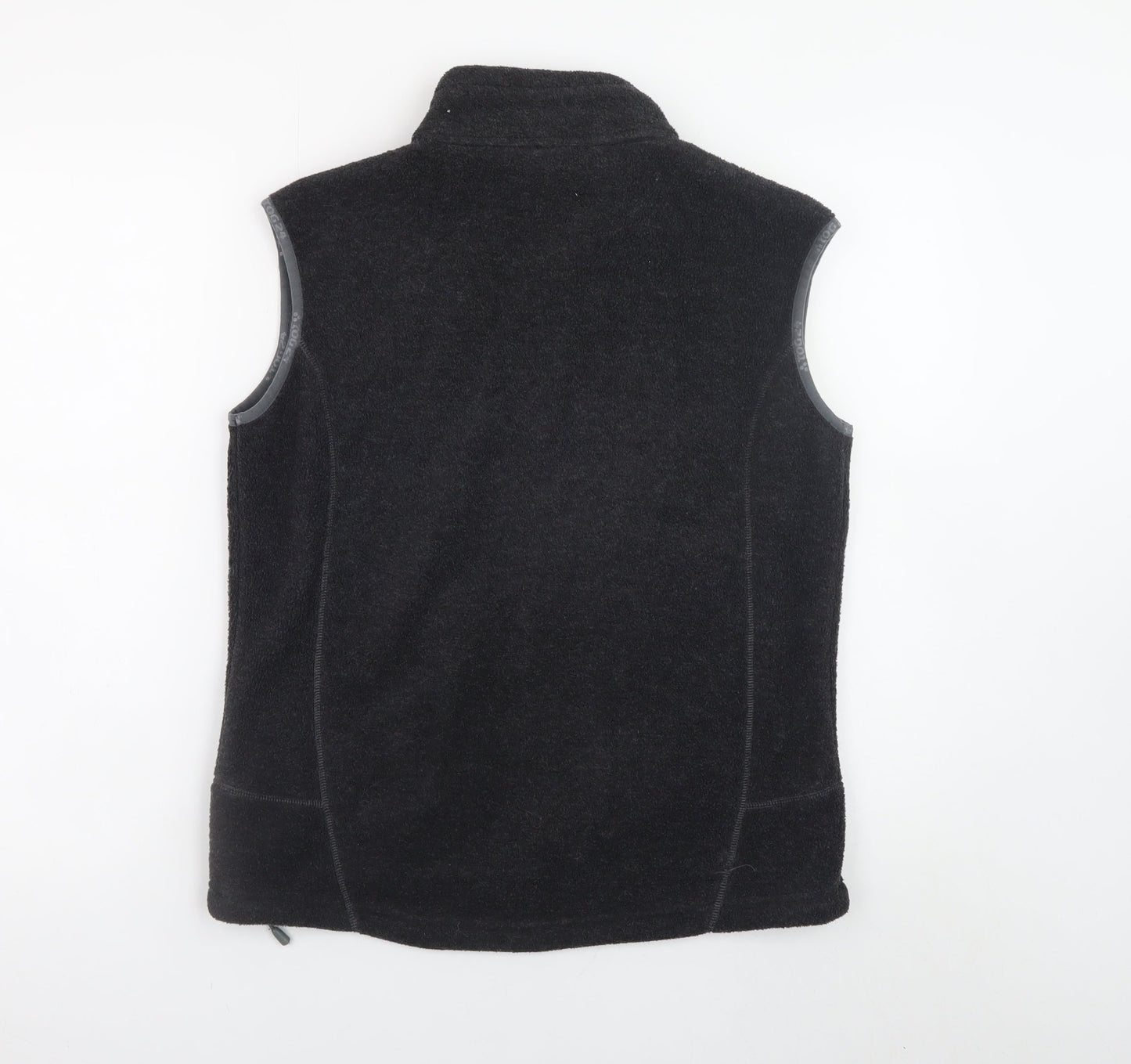 TOG24 Womens Black Fleece Waistcoat Bodywarmer Size 10