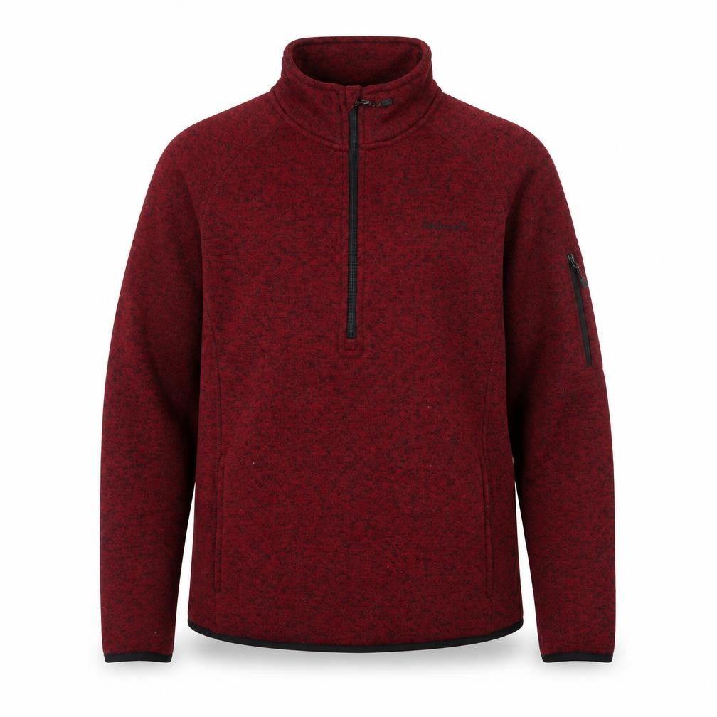 Avalanche Men's Red Fleece 1/4 Zip Pullover Sweatshirt Size S