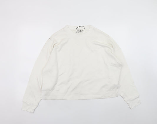Marks and Spencer Autograph Women Ivory Medium Pullover Sweatshirt