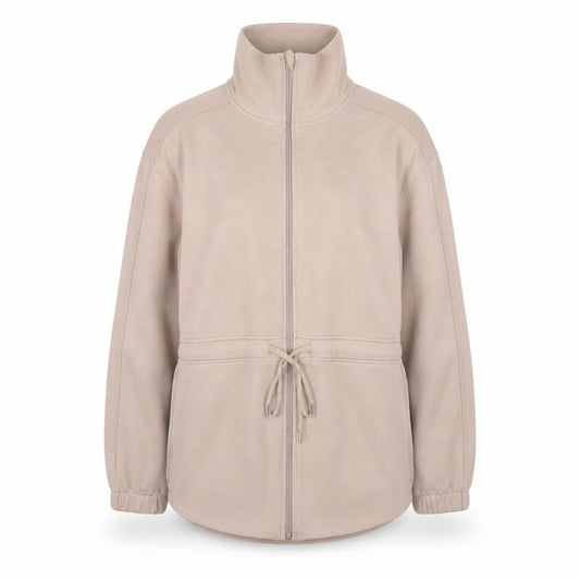 RBX Women Beige Full Zip Lightweight Jacket M Regular