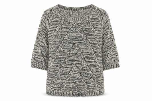 Mango Women’s Grey Chunky Knit Pullover Jumper Size 10