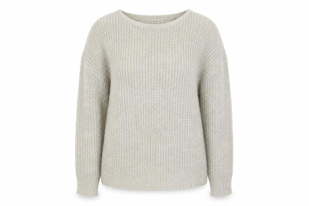 Atmosphere Women Ivory Sequin Knit Jumper Size 20