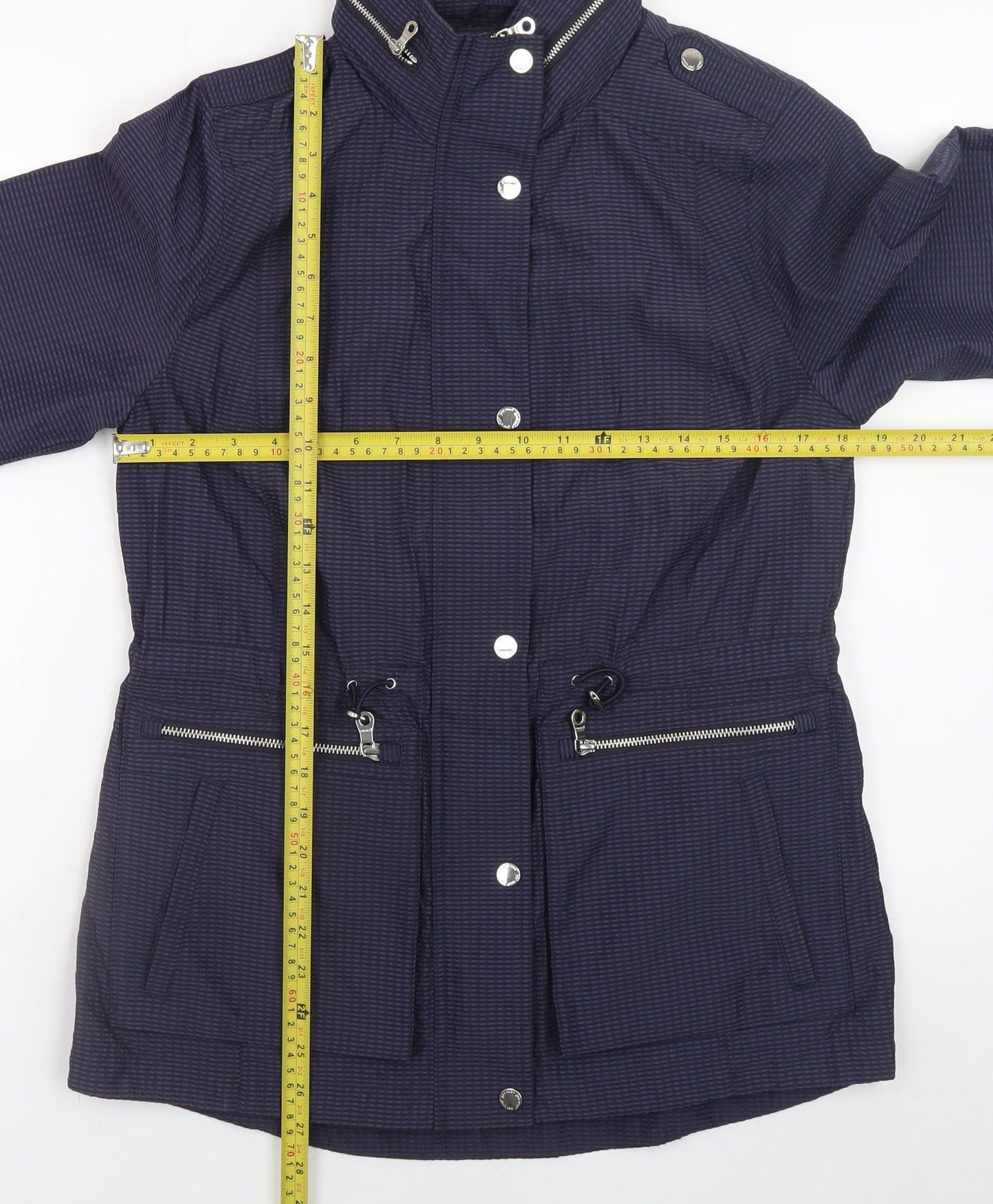 Marks and Spencer Women's Blue Anorak Jacket Size 10 Waterproof