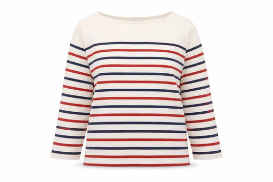Seasalt Women’s Multicoloured Striped Sailor Top Size 8 Cotton