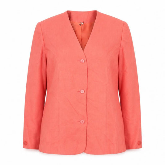 Holmewood Women’s Pink Long Sleeve Lined Blazer Size 14