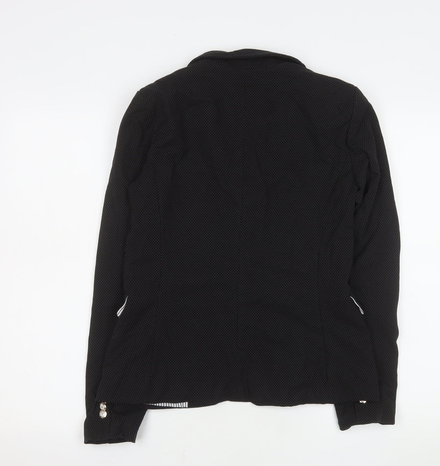 Reserved Women's Black Size 10 Slim Fit One-Button Tailored Blazer