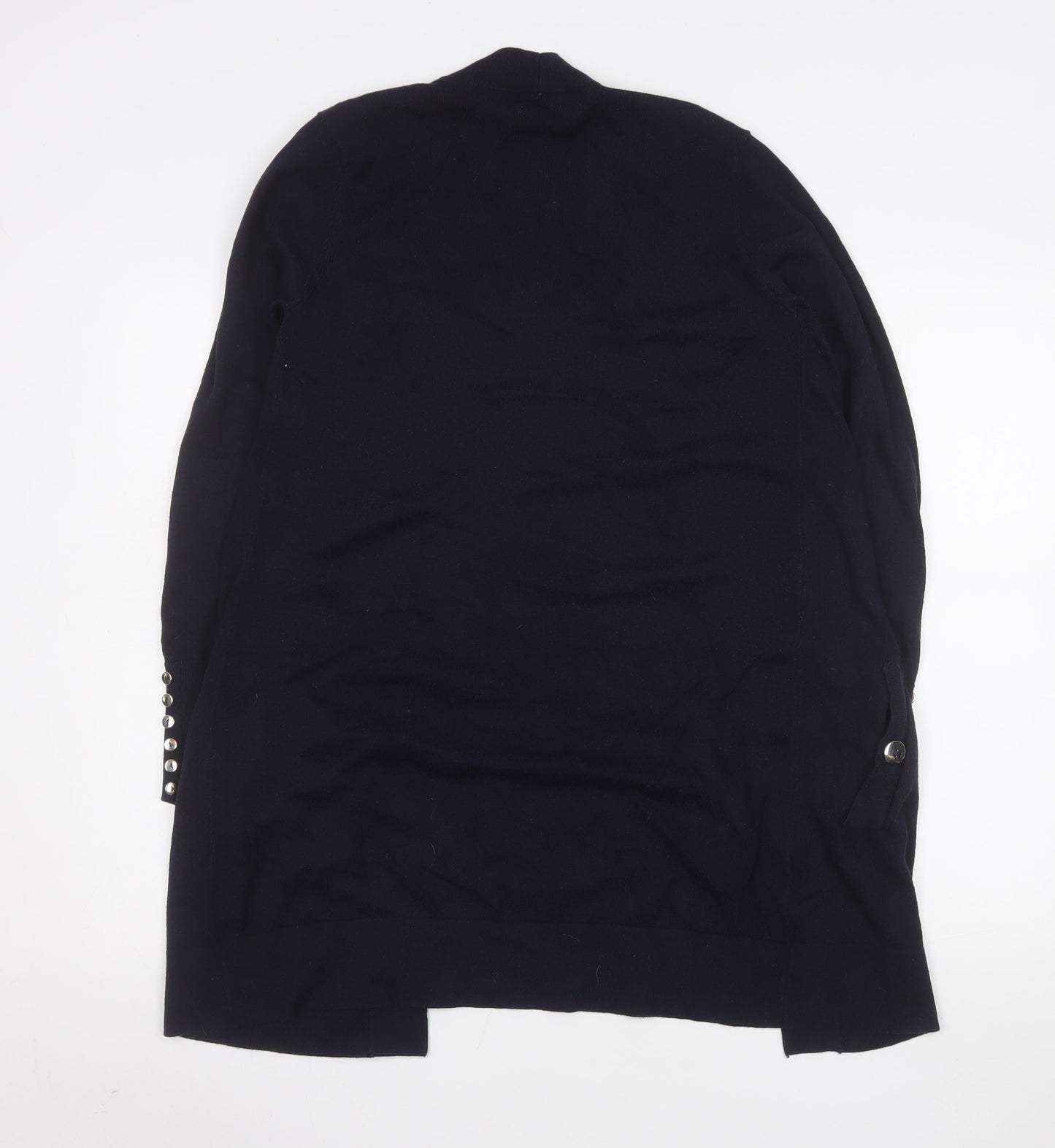 Wallis Women’s Black Open Front Long Sleeve Knit Cardigan Size S