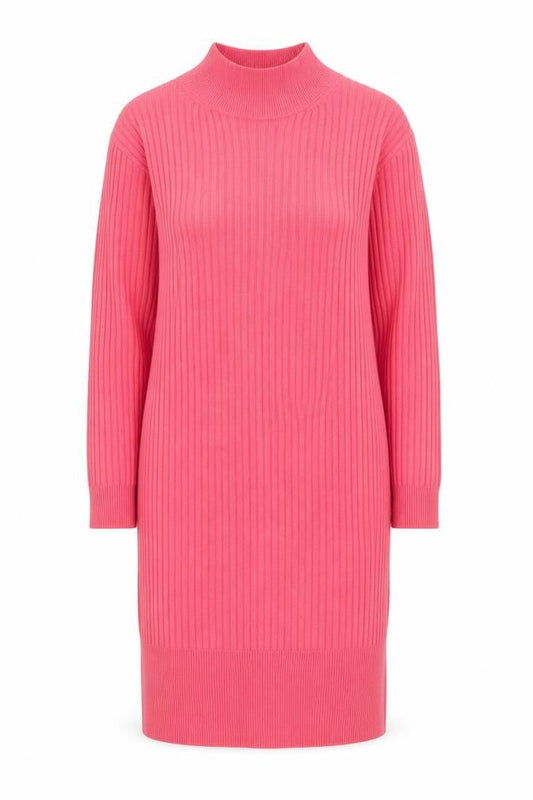 Marks & Spencer Women Pink XS Ribbed Knit Jumper Dress