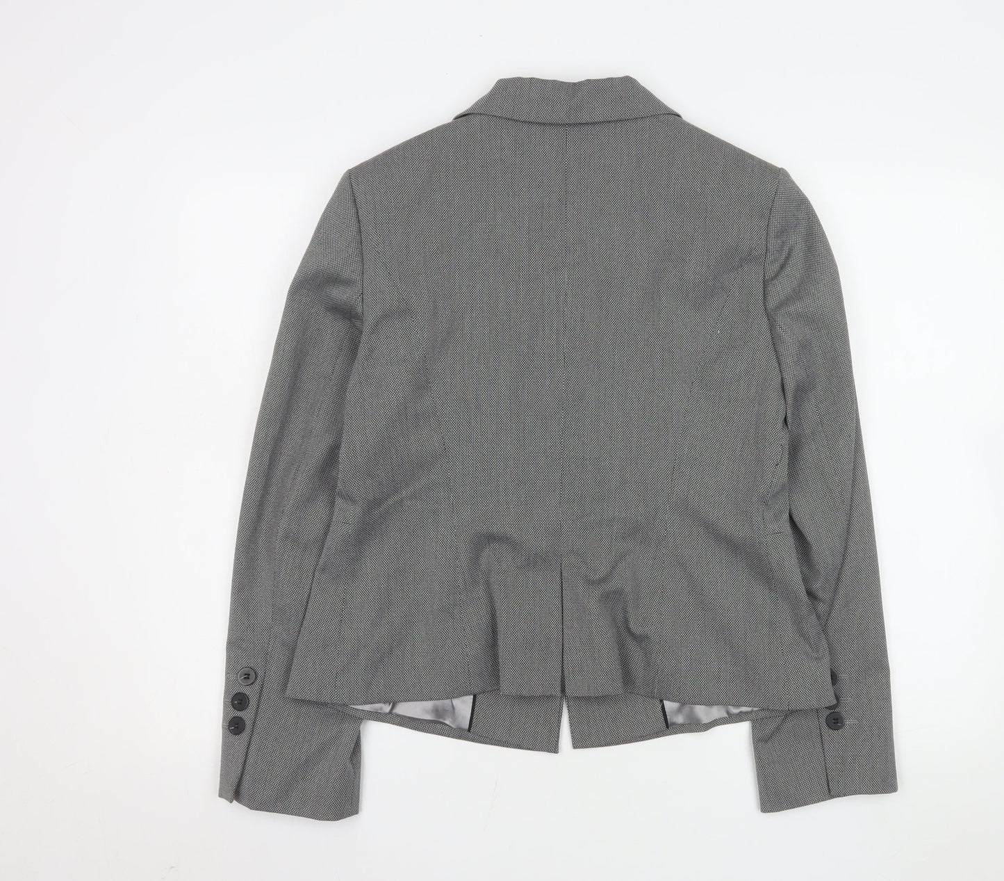 Principles Women's Grey Size 14 Classic Single-Breasted Suit Jacket