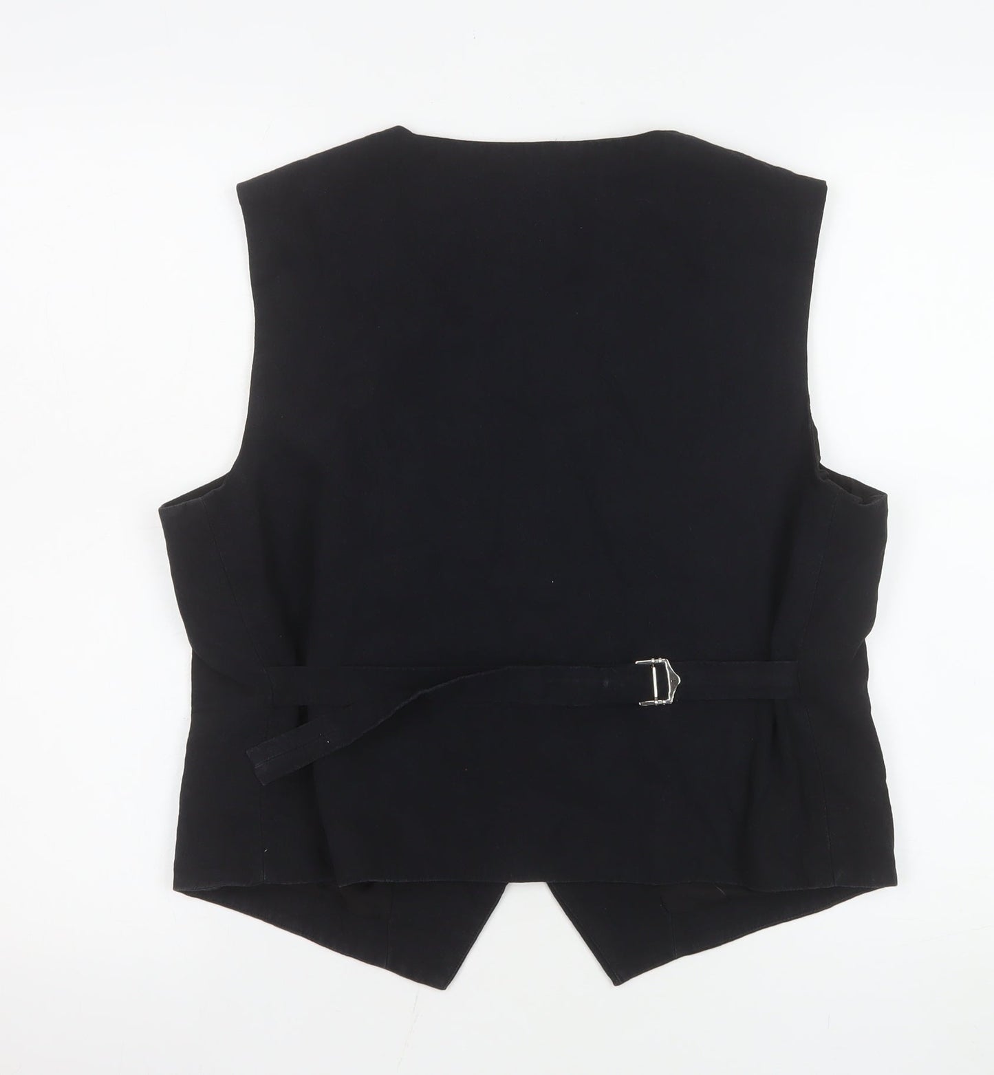Katch Me Women Black XL Sleeveless Tailored Suit Waistcoat