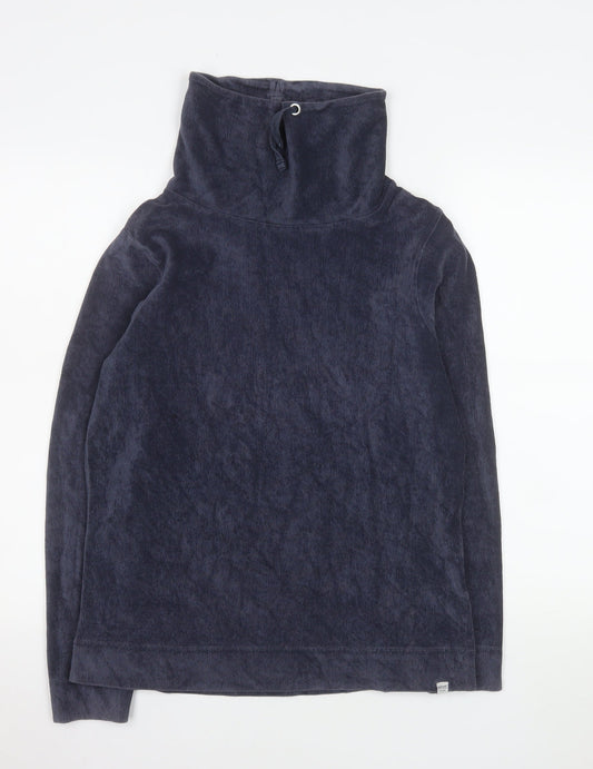 Regatta Women Navy Blue Fleece Pullover Hoodie UK 14