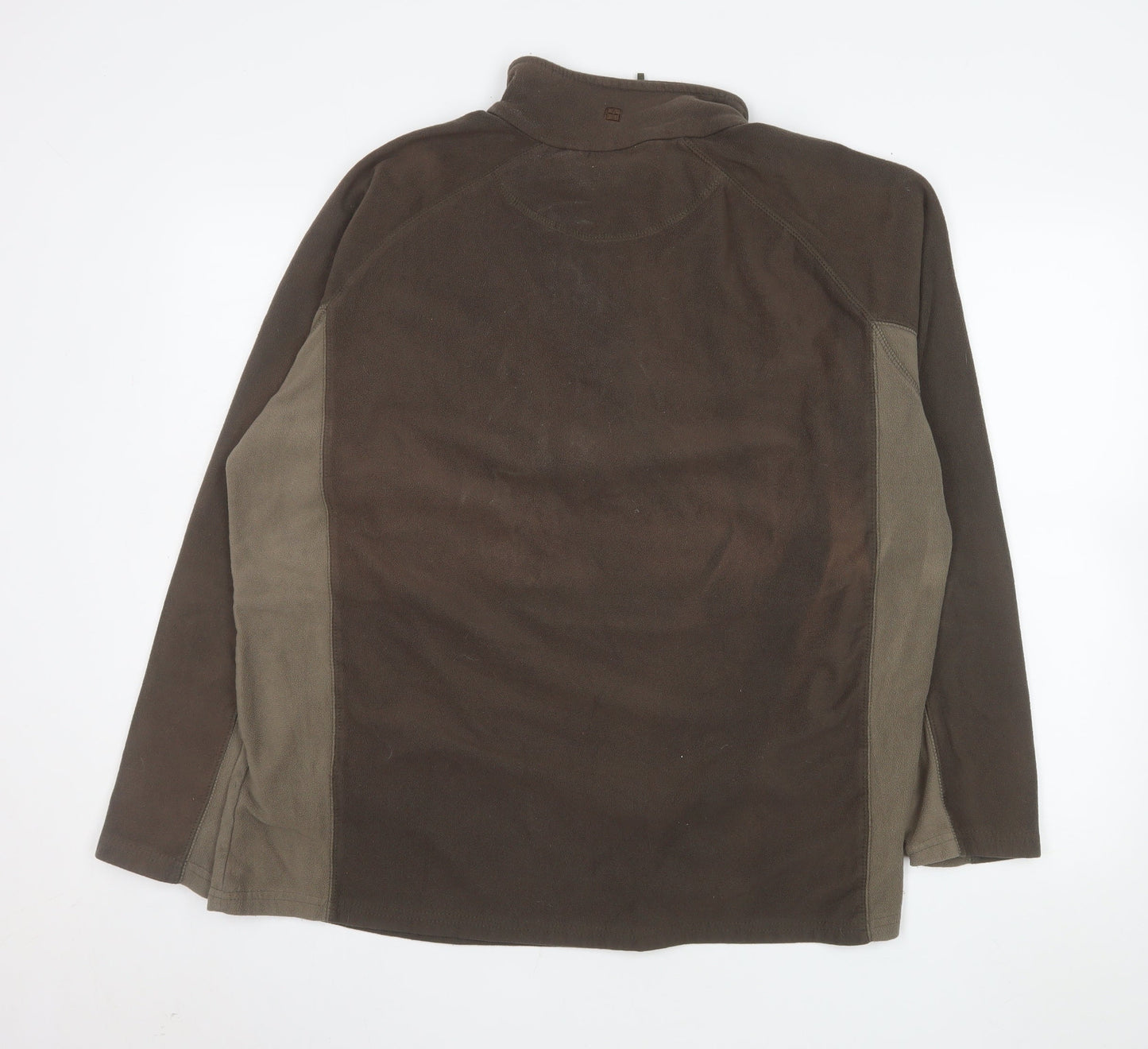 Mountain Warehouse Men's Brown Fleece Pullover Sweatshirt XL