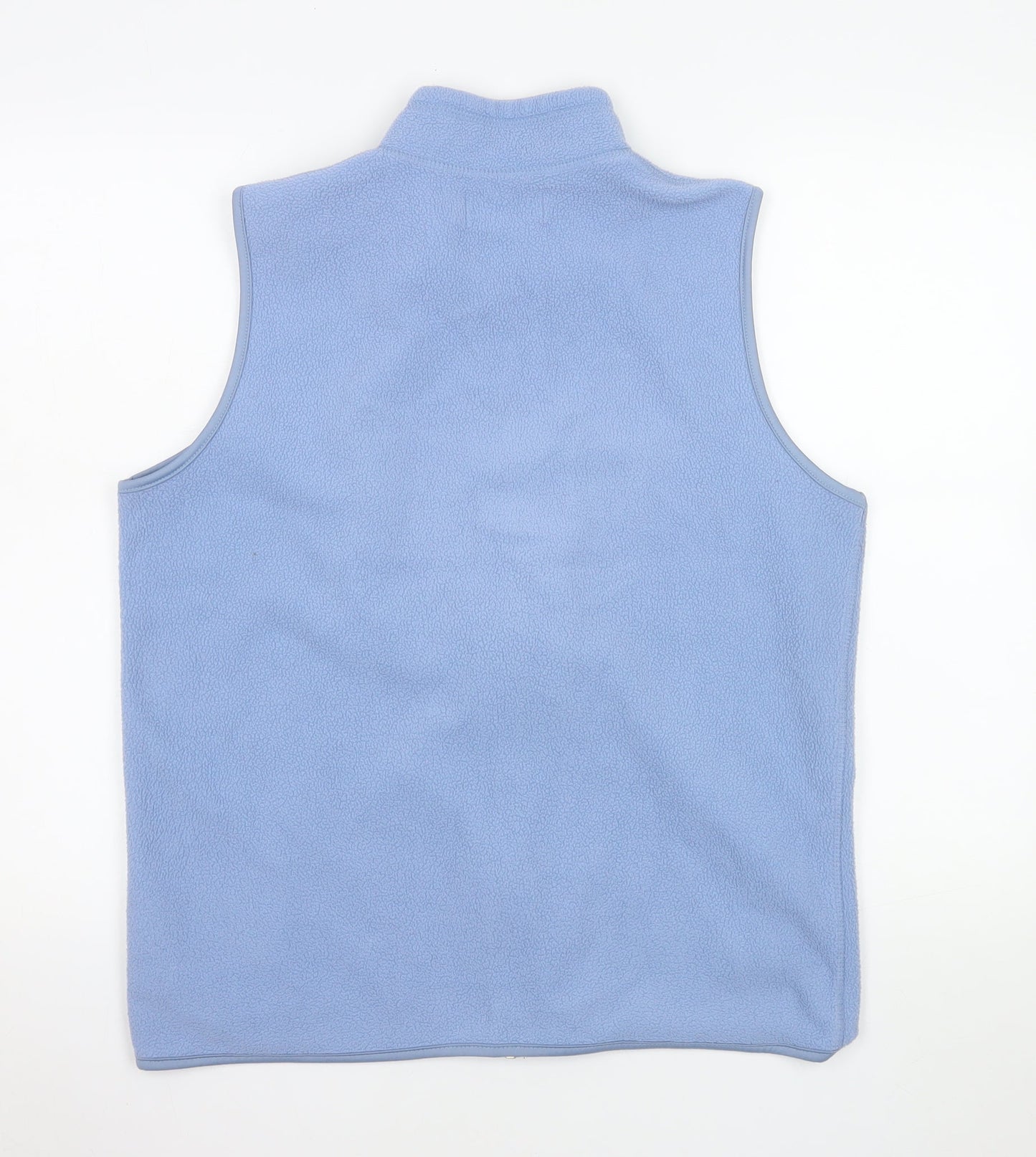EWM Women Blue Fleece Full Zip Waistcoat Size 14