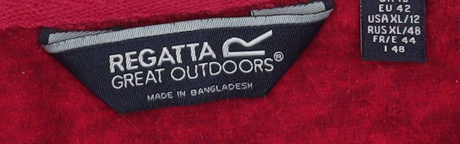 Regatta Women Red Pullover Hoodie Size 14 Polyester Casual Outdoor