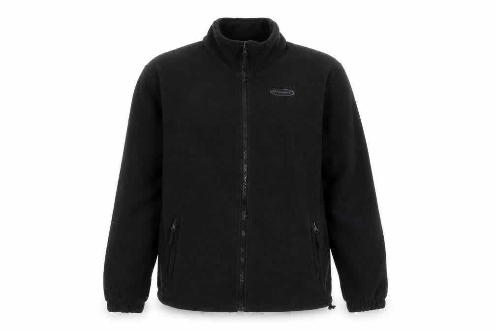 Mountain Life Men's Black M Full Zip Fleece Sweatshirt Jacket