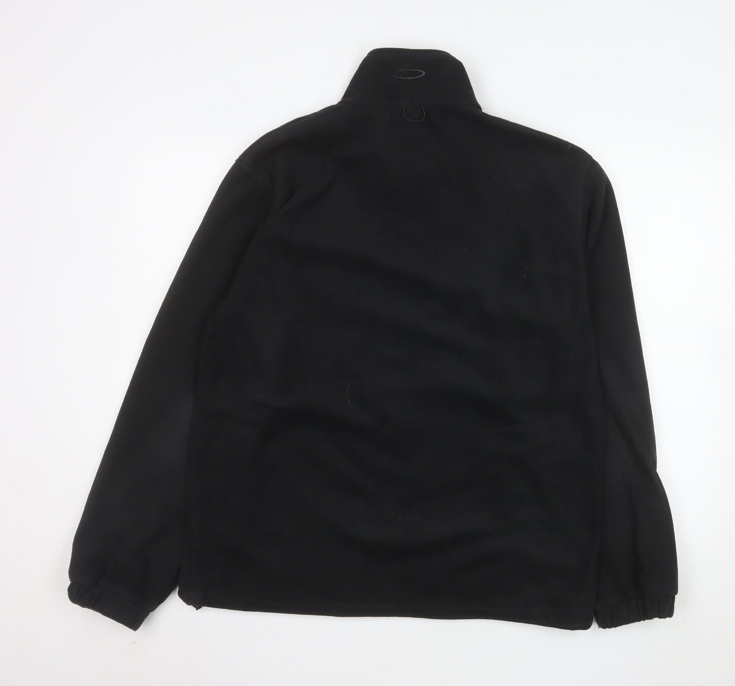 Mountain Life Men's Black M Full Zip Fleece Sweatshirt Jacket