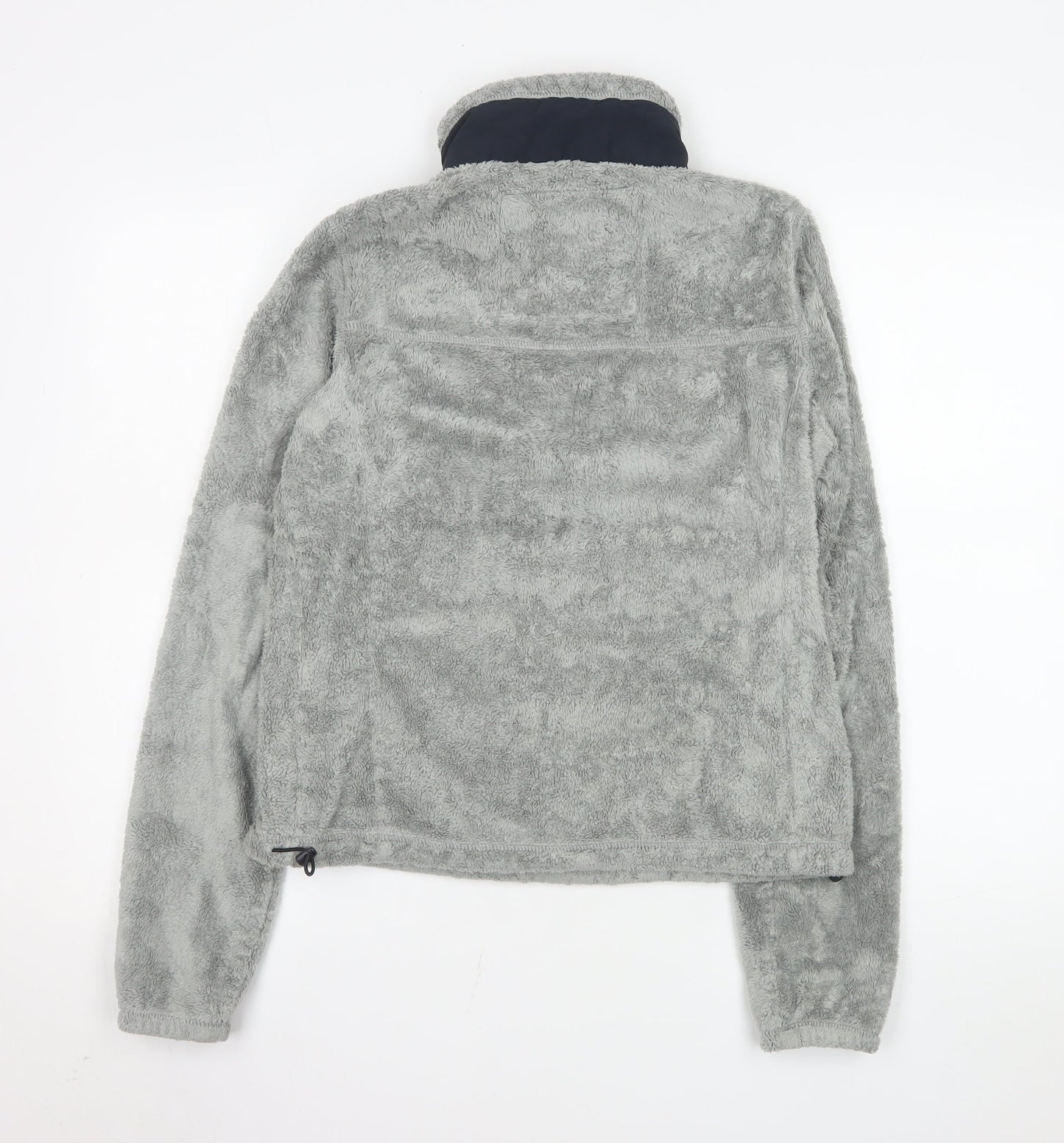 Abercrombie Men's Grey Fleece 1/4 Zip Pullover Sweatshirt Size S