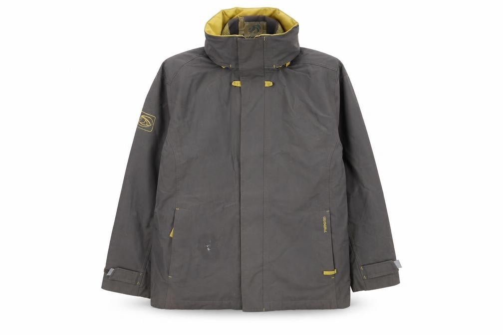 Tribord Men's Brown XL Waterproof Rain Jacket Outdoor Coat