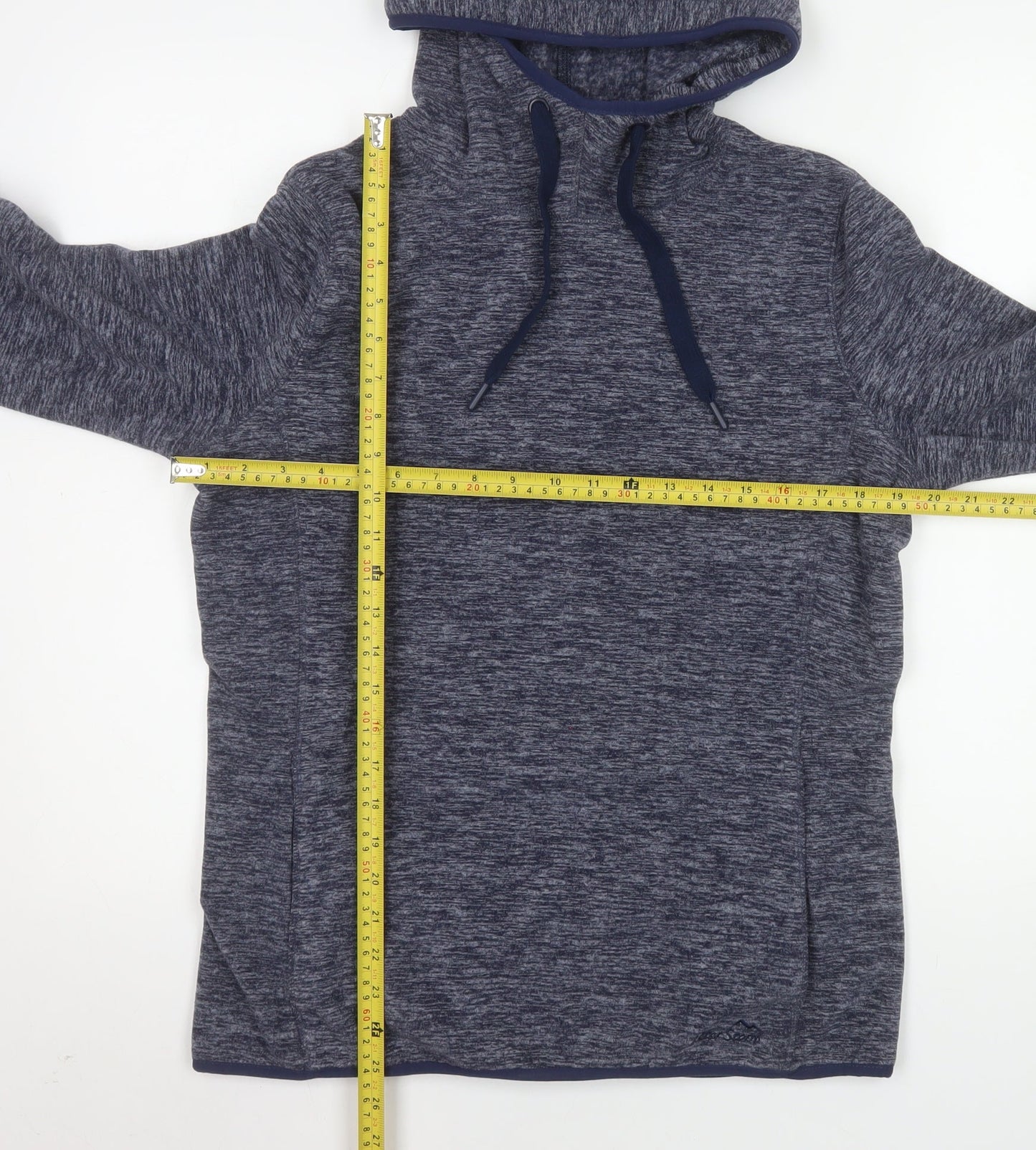 Peter Storm Women Blue Size 12 Pullover Hoodie Fleece Sweatshirt