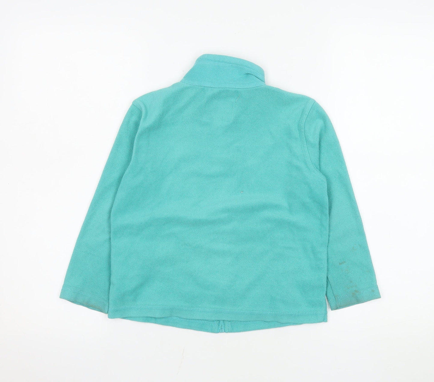 Regatta Girls Blue Fleece Zip Jacket 5-6 Years Lightweight Outdoor Coat