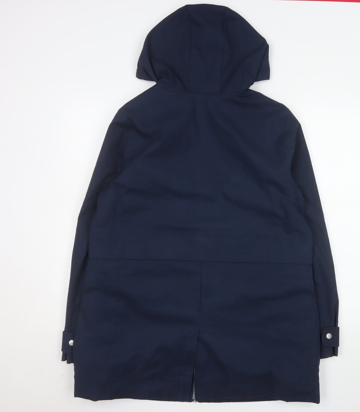 Crew Clothing Company Women's Blue Hooded Parka Coat Size 14