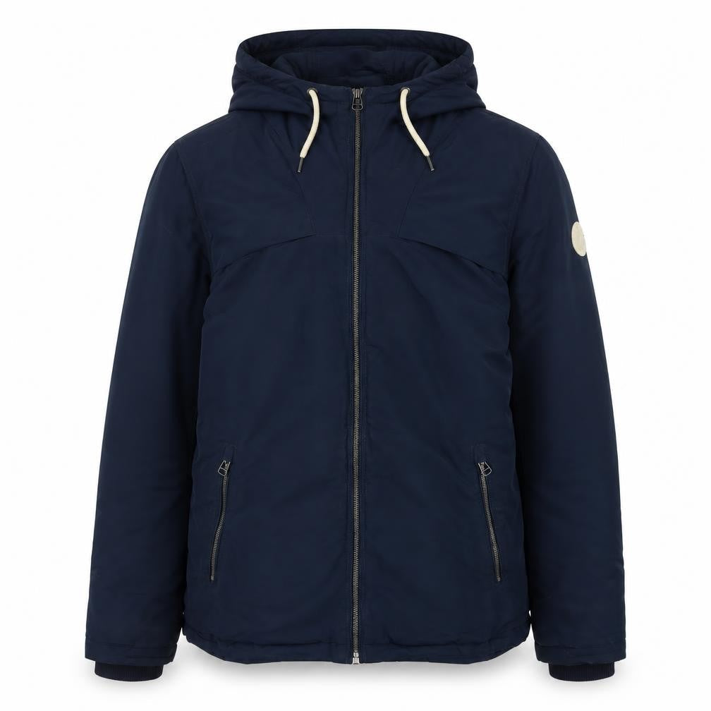 Jack & Jones Men's Blue Hooded Parka Jacket Size M