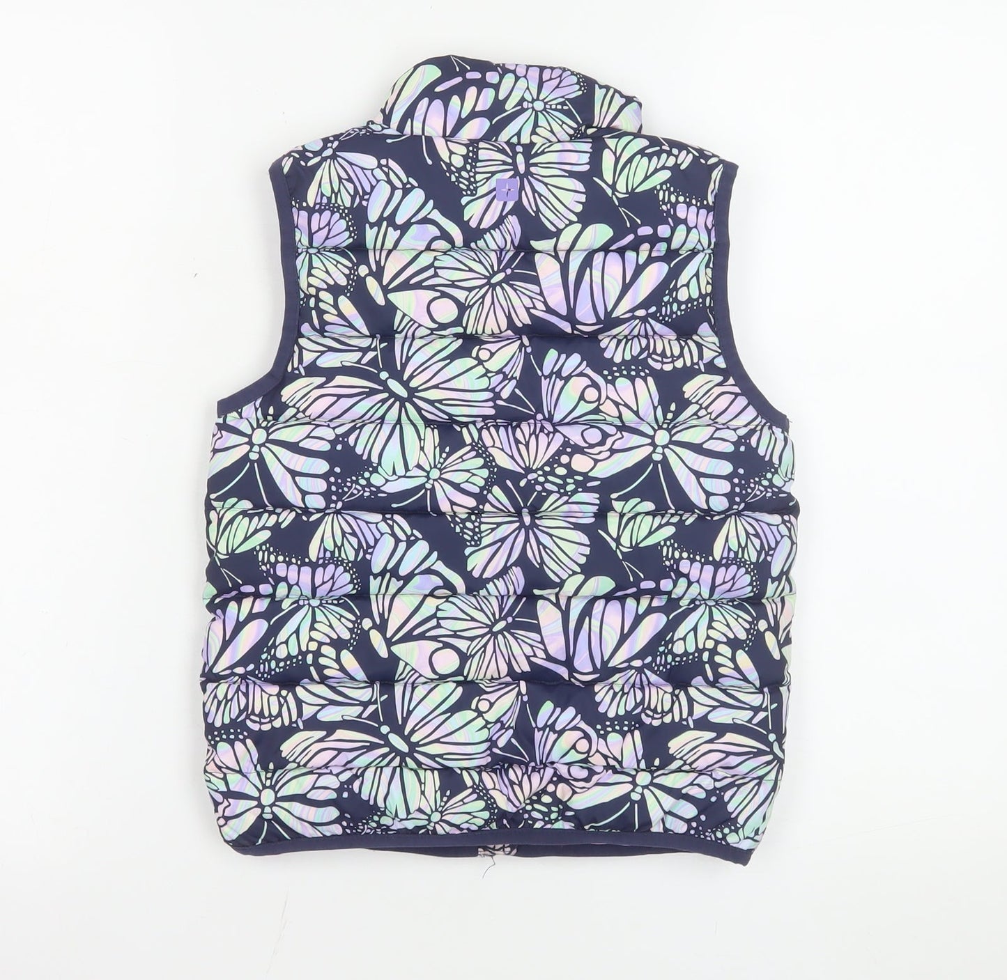 Mountain Warehouse Girls Multicoloured Butterfly Puffer Waistcoat 5-6 Years Water Resistant