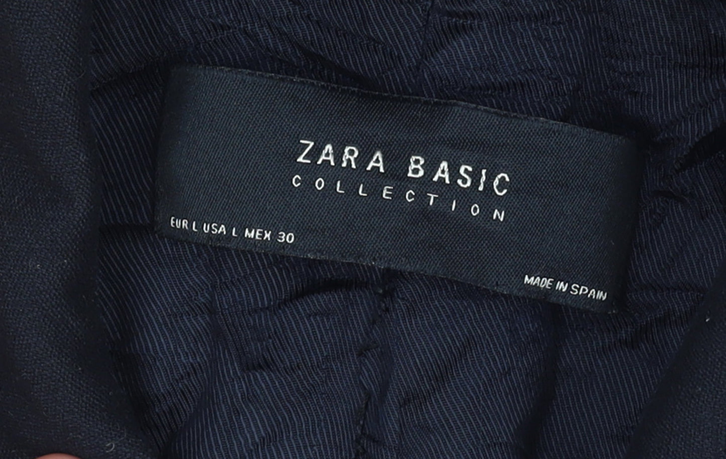 Zara Women's Black Blazer Lined Mid-Length Formal Jacket Size 14