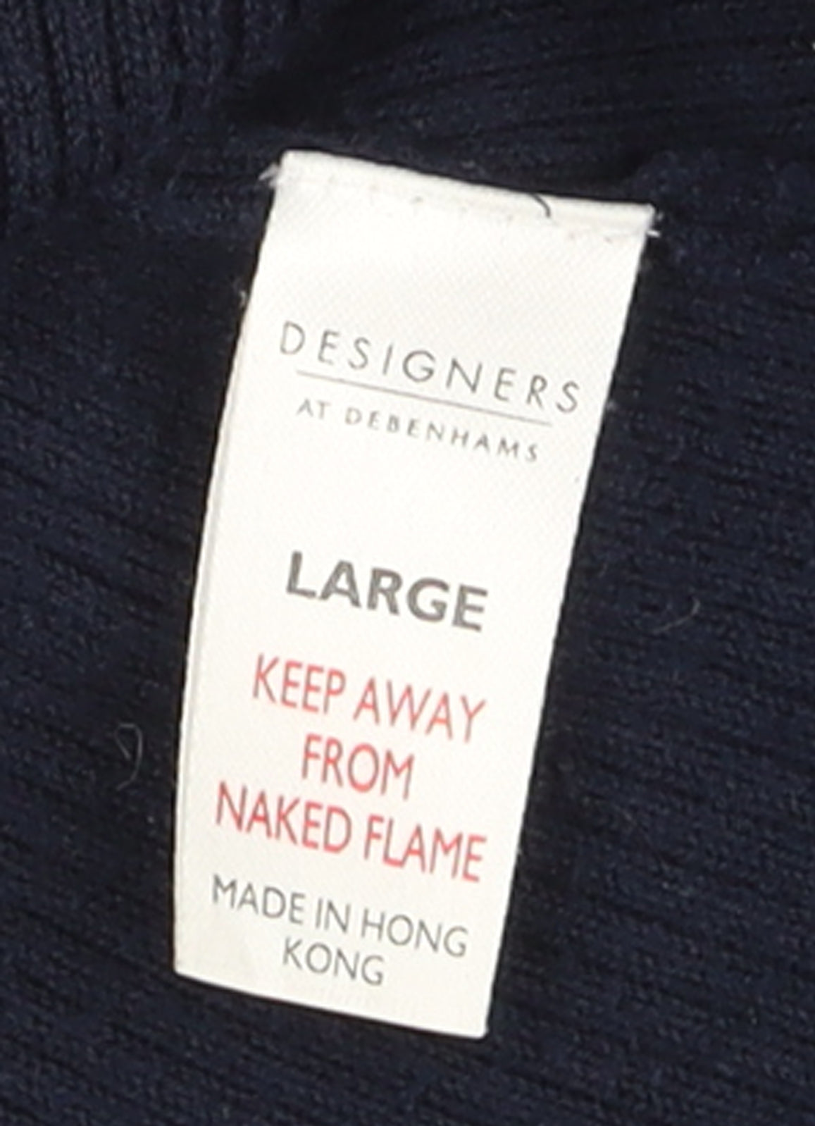 Jasper Conran Jeans Womens Blue V-Neck Cardigan Size L