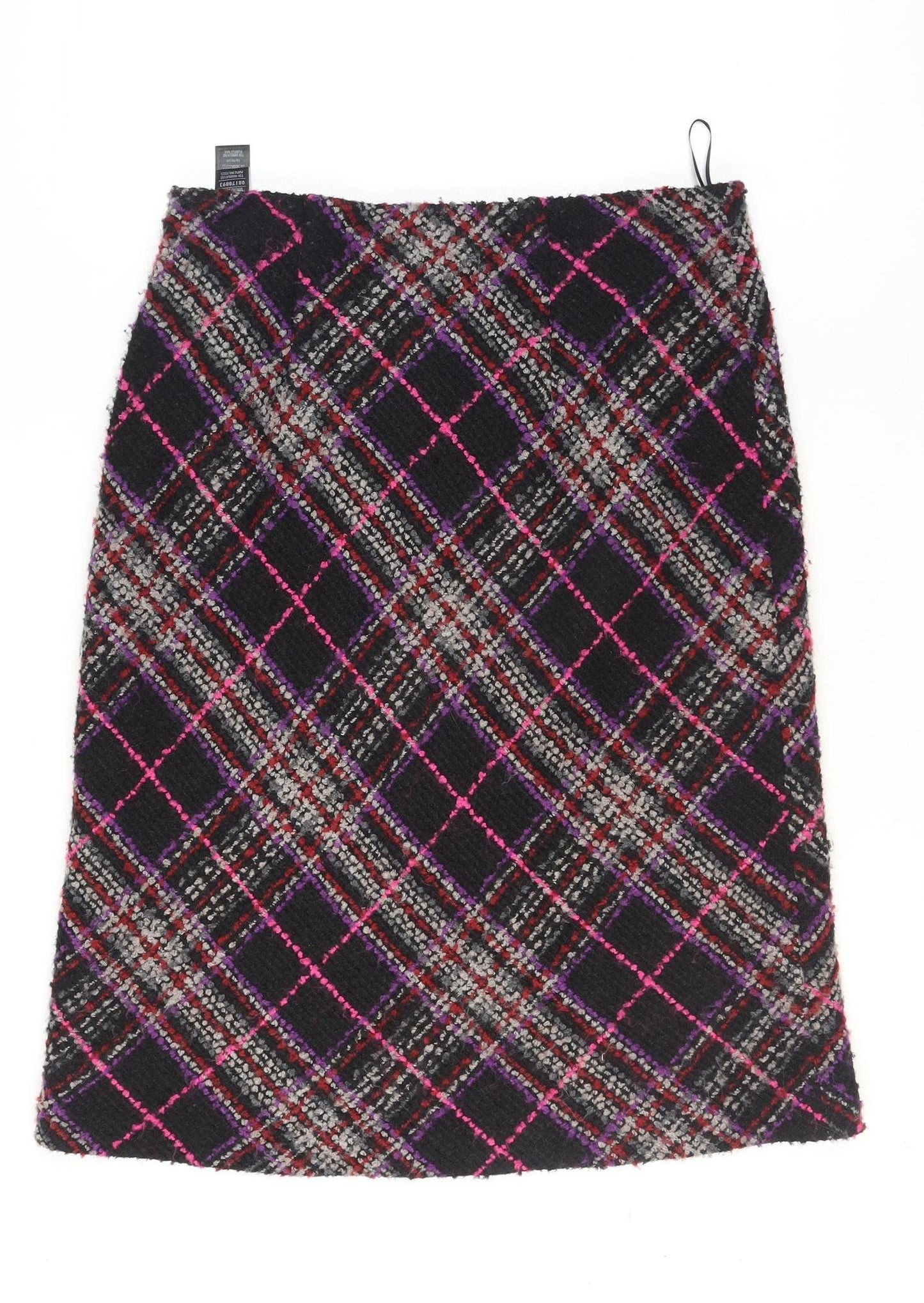 Marks and Spencer Women’s Multicoloured Tweed Pencil Skirt Size 12