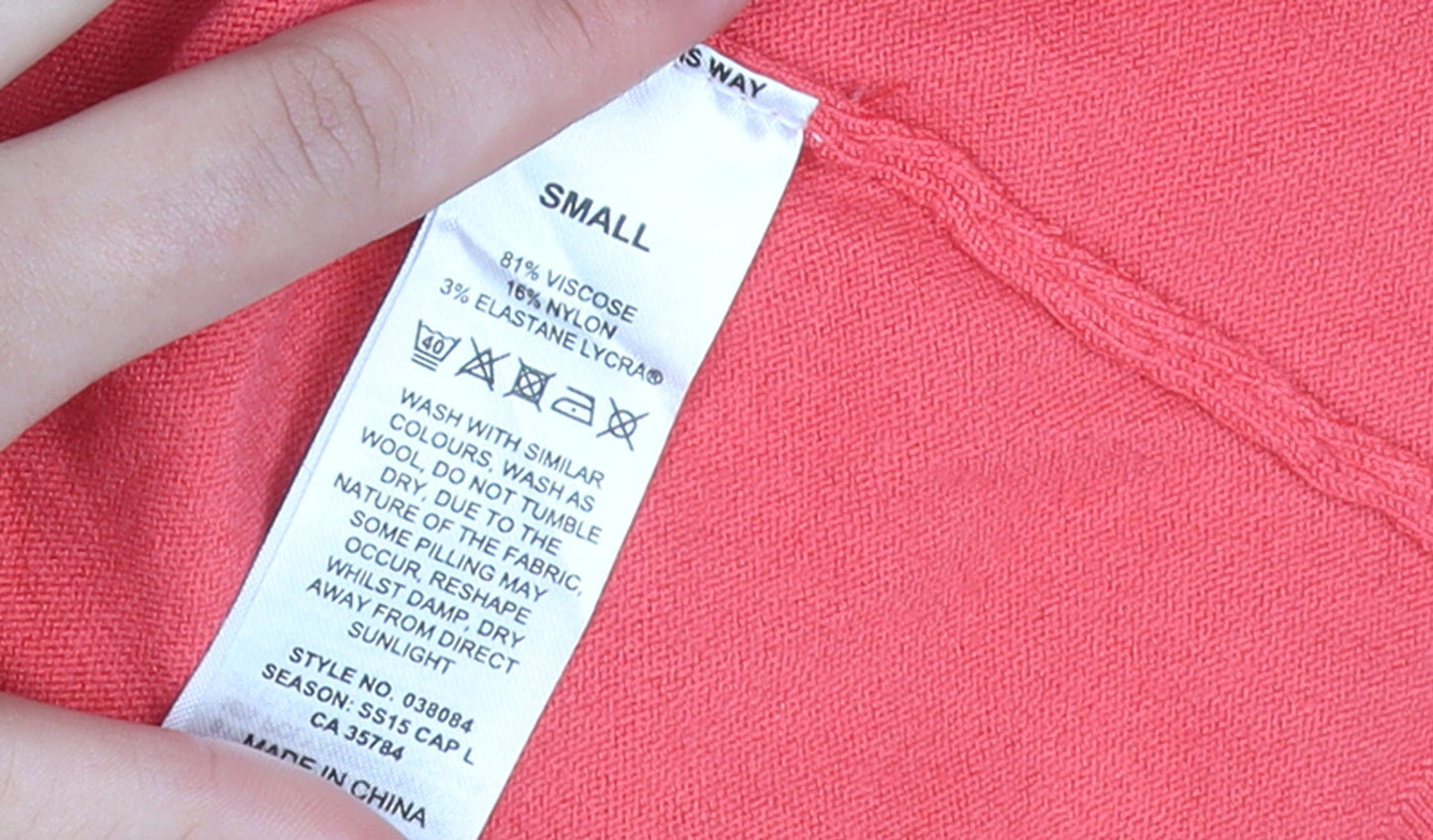 Precis Petite Women's Pink Open Front Cardigan Size S