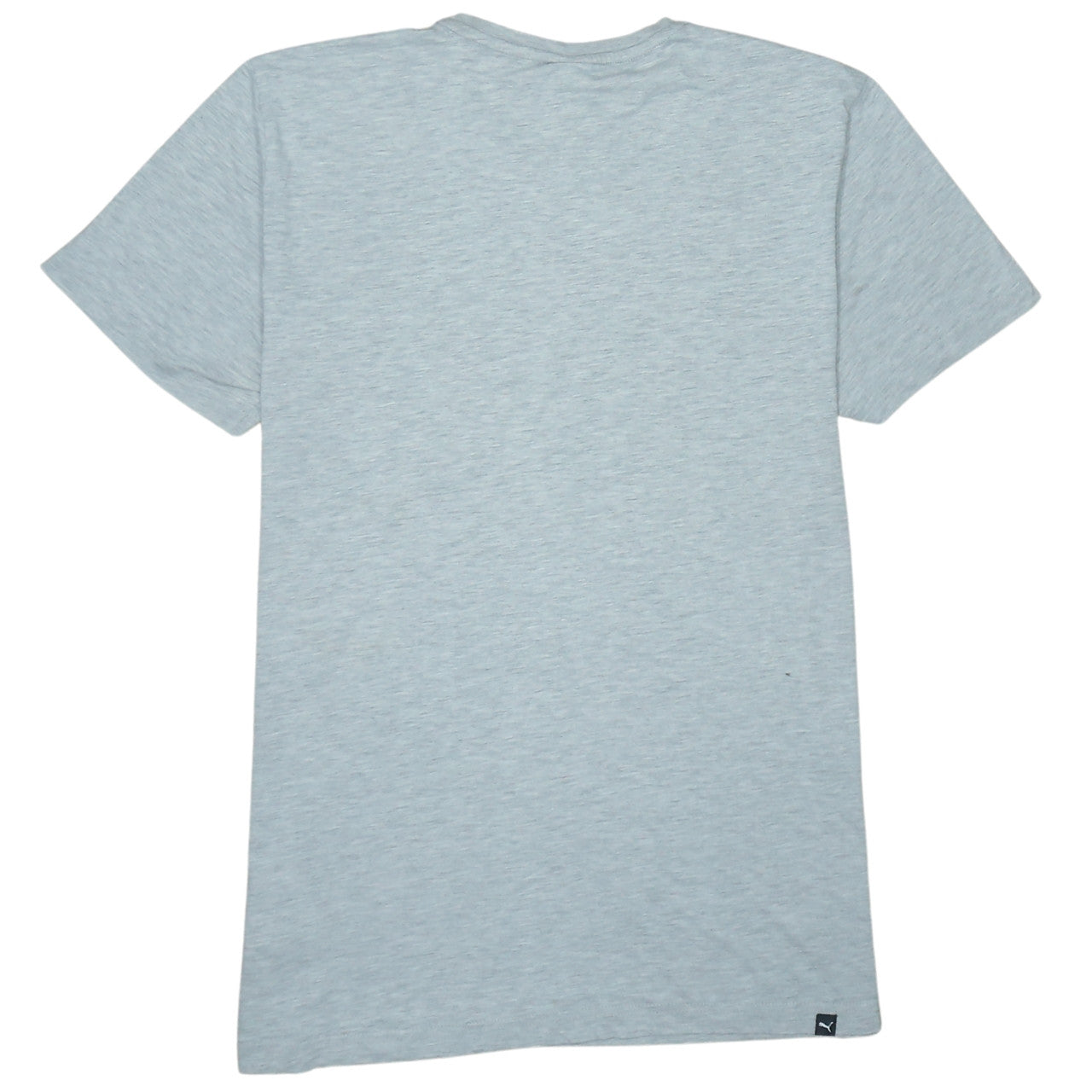 Puma Men's Grey Logo Crew Neck Short Sleeve T-Shirt Size L